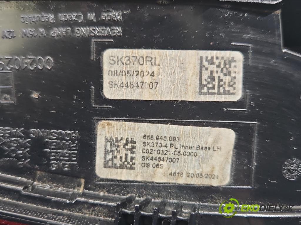 Skoda Kamiq 1.0 TSI 116 HP automatic 85 kW 999 cm3 5- svetlo / reflektor zadné ľavé 658945093 (Kľučka dverí ostatné)