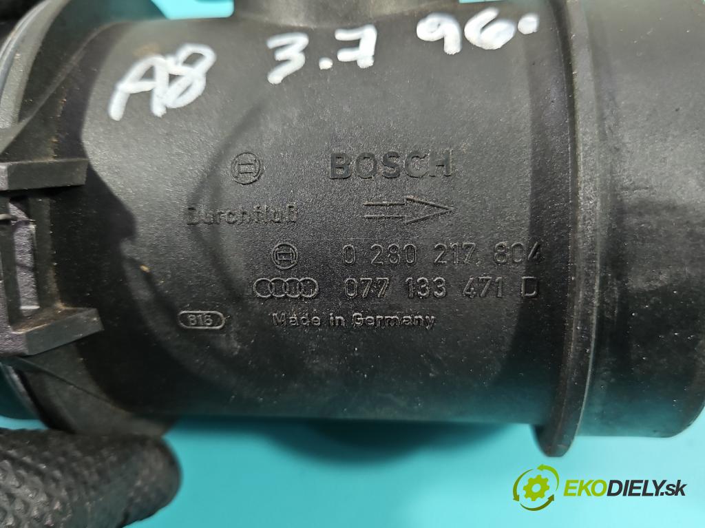 Audi A8 D2 1994-2002 3.7 V8 230 HP automatic 169 kW 3697 cm3 4- průtokoměr: 0280217804 (Váha vzduchu)