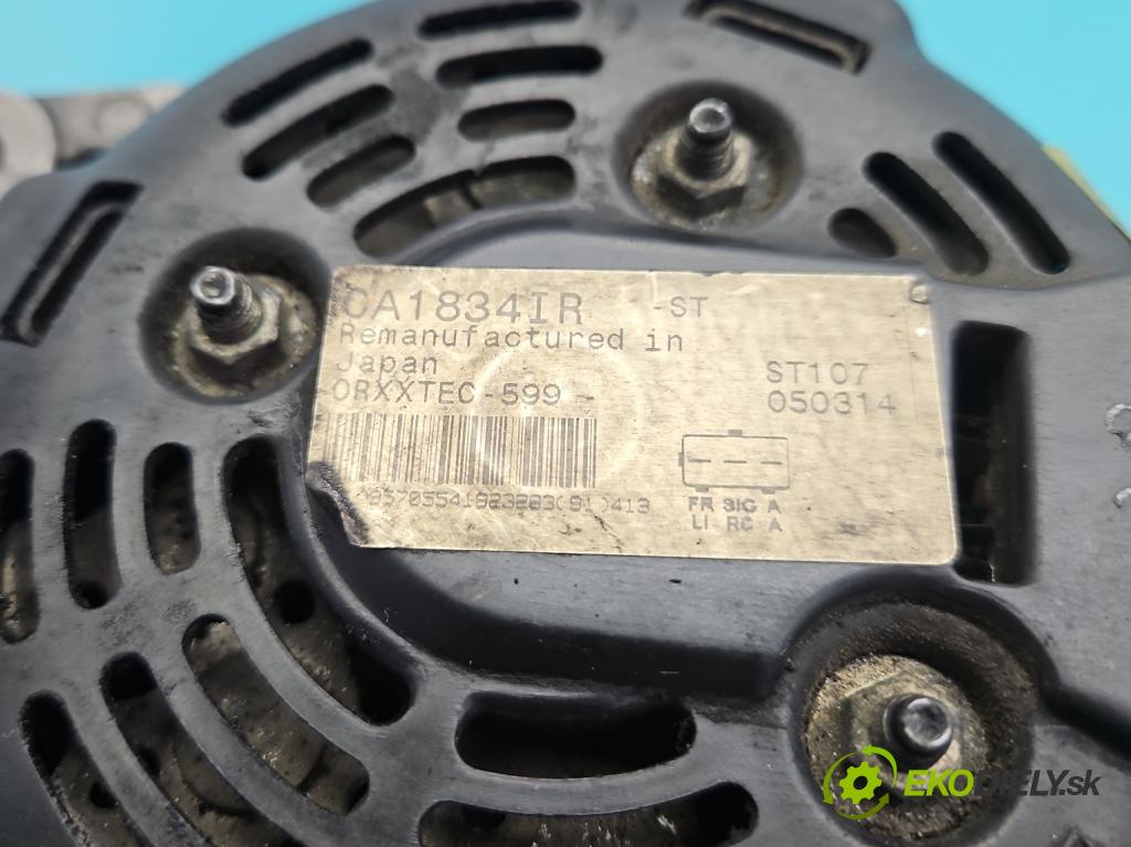 Mazda 3 I BK 2003-2009 1.6 citd 109 hp manual 80 kW 1560 cm3 4- Alternator  (Alternátor)