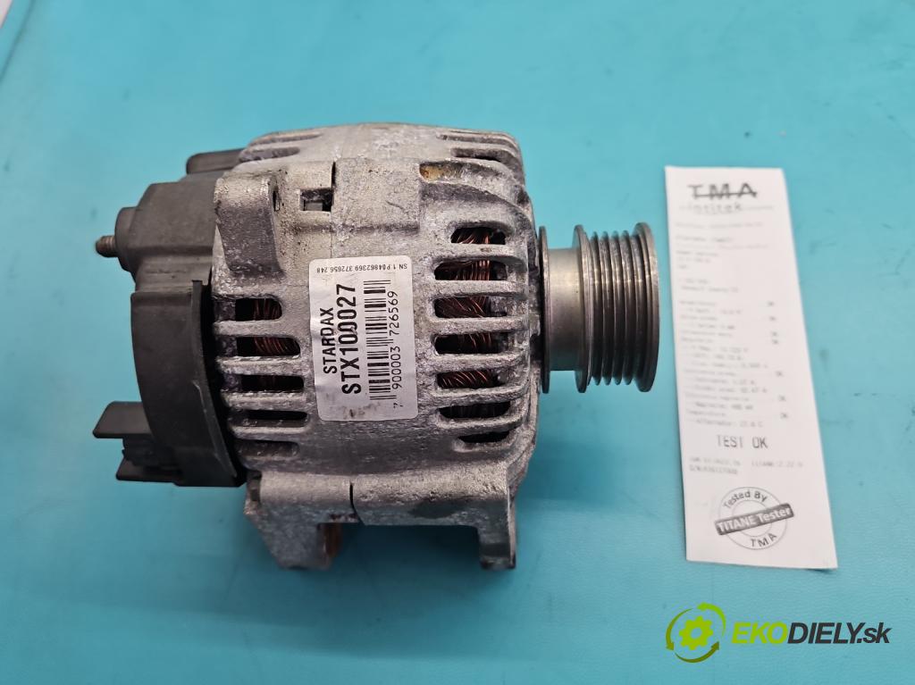 Renault Scenic II 2003-2009 1.6 16V 113 HP manual 83 kW 1598 cm3 5- Alternator  (Alternátor)