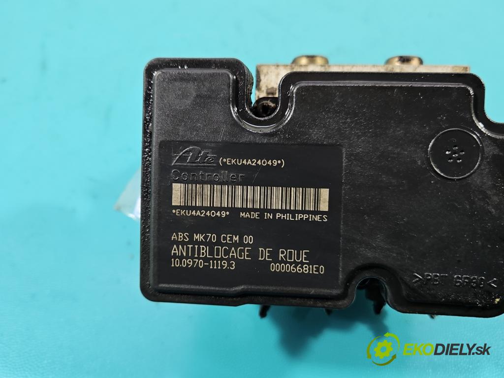 Citroen C3 I 2002-2009 1.4 hdi 90 HP manual 66 kW 1398 cm3 5- čerpadlo abs 9653524680 (Pumpa ABS)