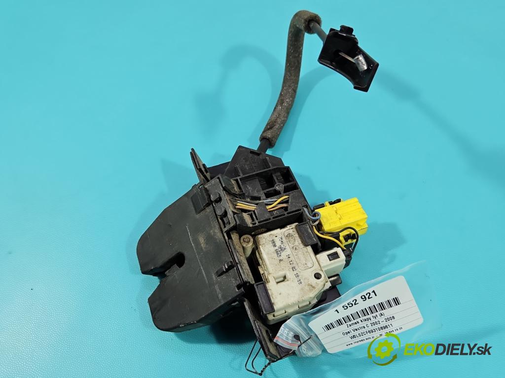 Opel Vectra C 2002-2008 1.8 16V 122 HP manual 90 kW 1796 cm3 4- zámok kufrové dvere zadné