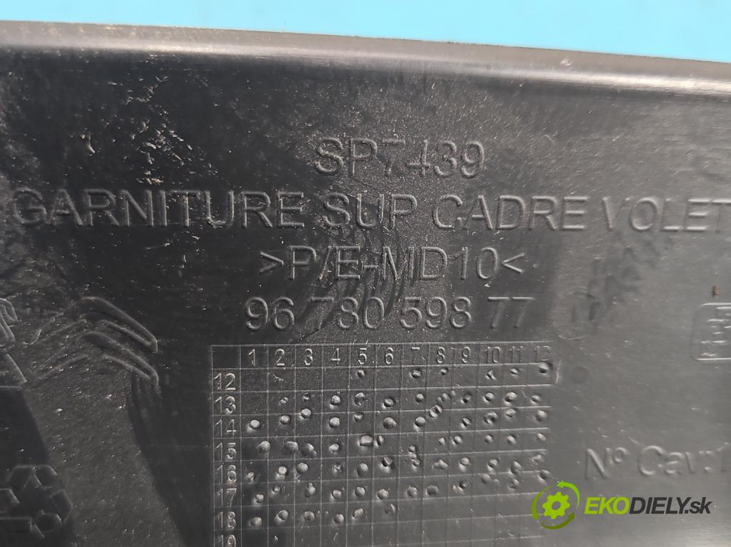 Peugeot 2008 I 2013-2019 1.2 12V 131 HP manual 96 kW 1199 cm3 5- Čalounictví: kufrové dvere 9678069777