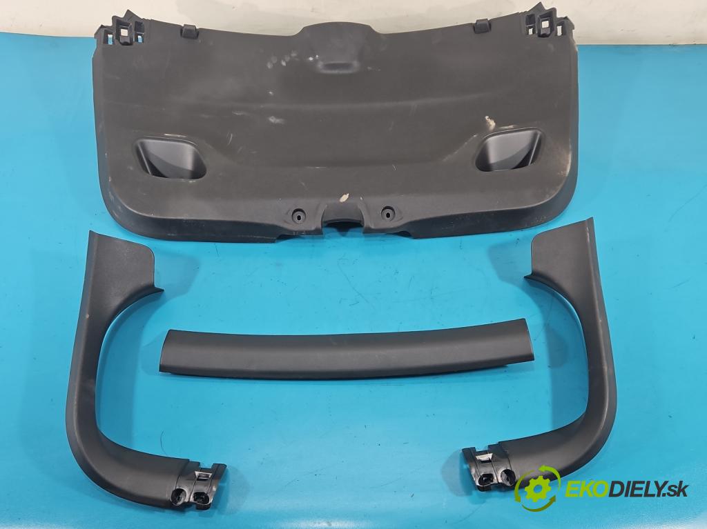 Peugeot 2008 I 2013-2019 1.2 12V 131 HP manual 96 kW 1199 cm3 5- Čalounictví: kufrové dvere 9678069777