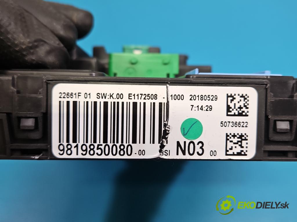 Peugeot 2008 I 2013-2019 1.2 12V 131 hp manual 96 kW 1199 cm3 5- řídící jednotka motoru 9829728480