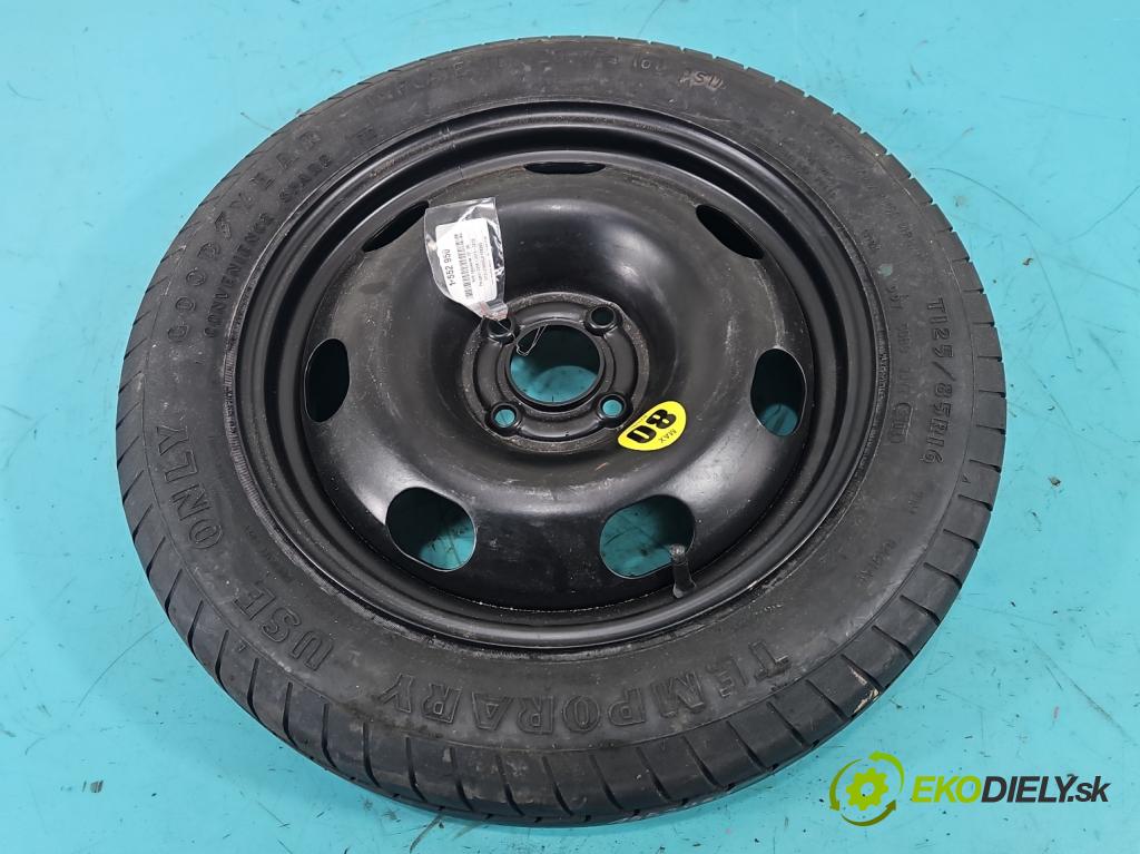 Peugeot 2008 I 2013-2019 1.2 12V 131 HP manual 96 kW 1199 cm3 5- koleso rezervne 16