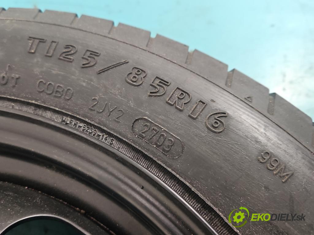 Peugeot 2008 I 2013-2019 1.2 12V 131 HP manual 96 kW 1199 cm3 5- koleso rezervne 16"