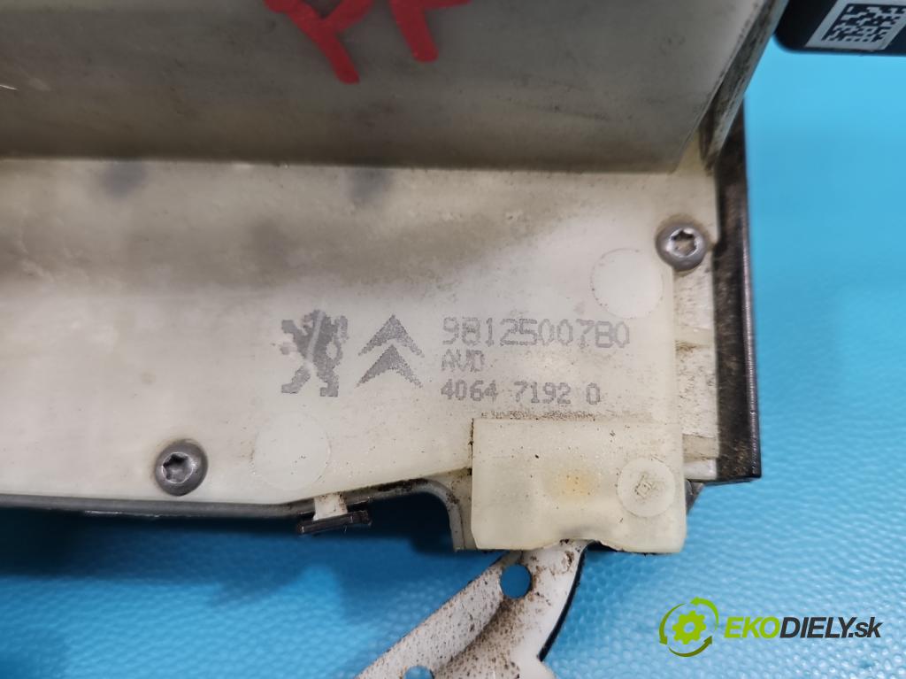 Peugeot 2008 I 2013-2019 1.2 12V 131 HP manual 96 kW 1199 cm3 5- zámok predné pravý 9812500780