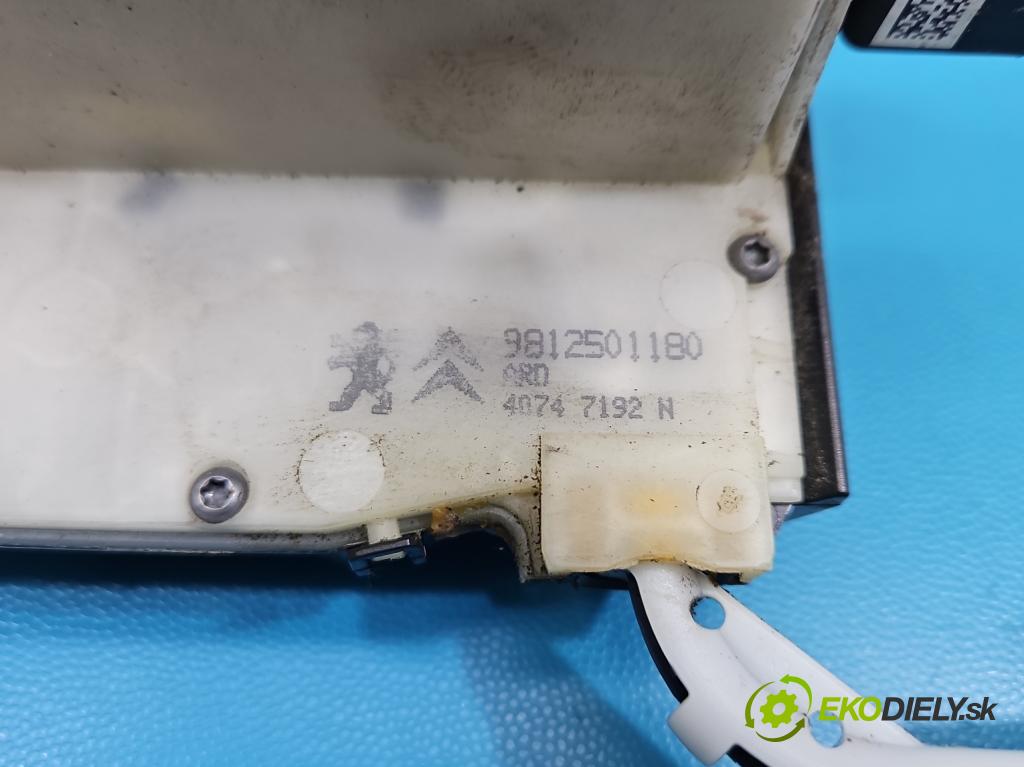Peugeot 2008 I 2013-2019 1.2 12V 131 HP manual 96 kW 1199 cm3 5- zámok zadné pravý 9812501180