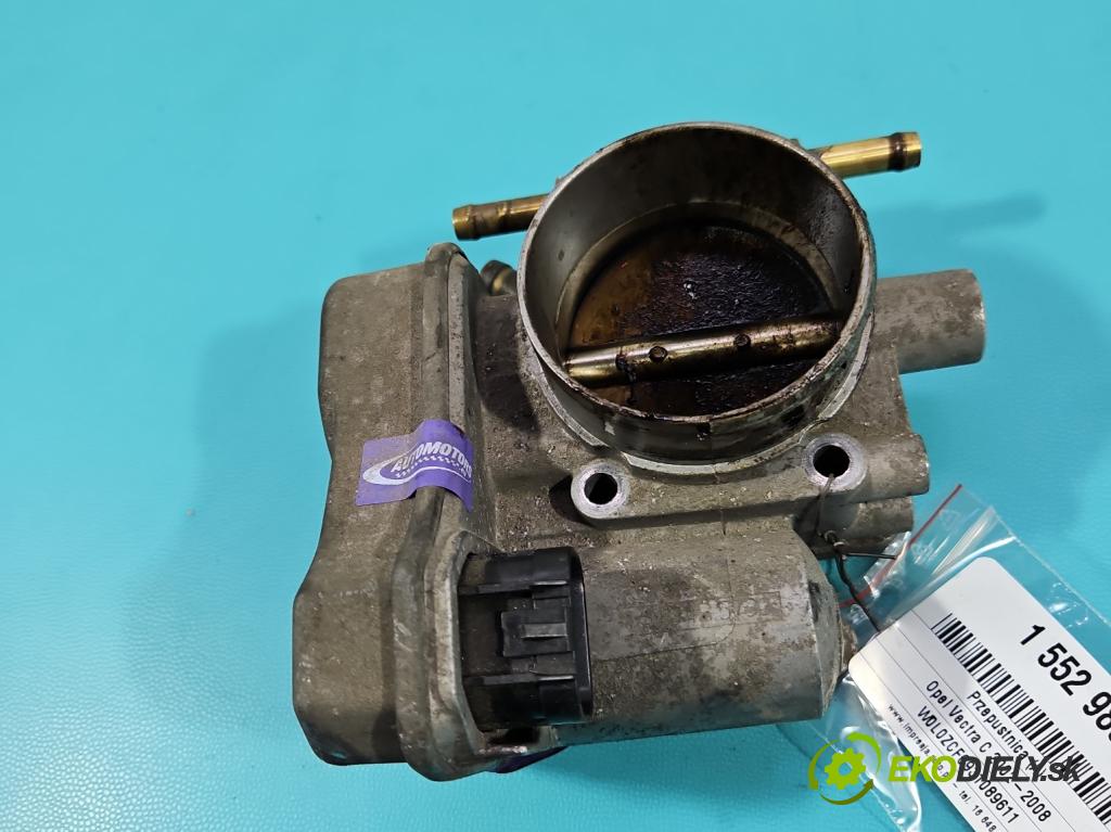 Opel Vectra C 2002-2008 1.8 16V 122 hp manual 90 kW 1796 cm3 4- škrticí klapka 5WS91703 (Škrticí klapka)