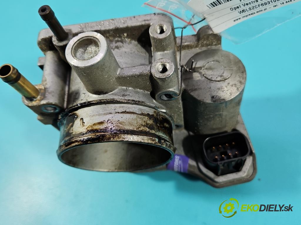 Opel Vectra C 2002-2008 1.8 16V 122 hp manual 90 kW 1796 cm3 4- škrticí klapka 5WS91703 (Škrticí klapka)