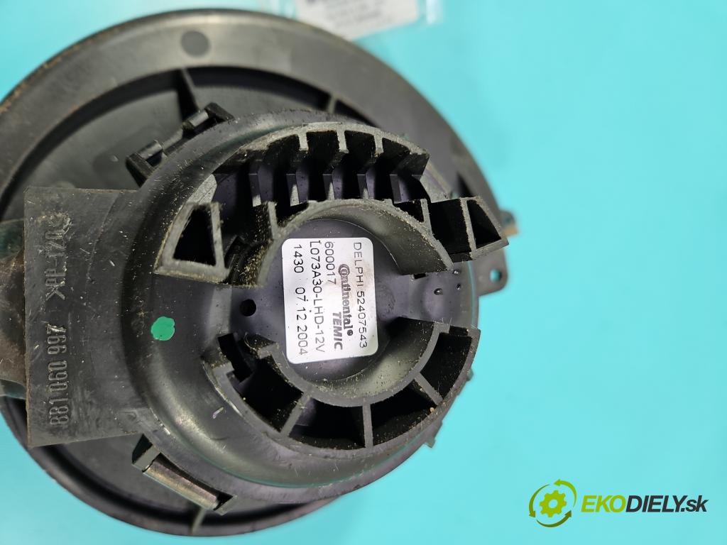 Opel Astra III 2004-2014 1.9 cdti 150 HP manual 110 kW 1910 cm3 5- ventilátor vzduchu 52407543