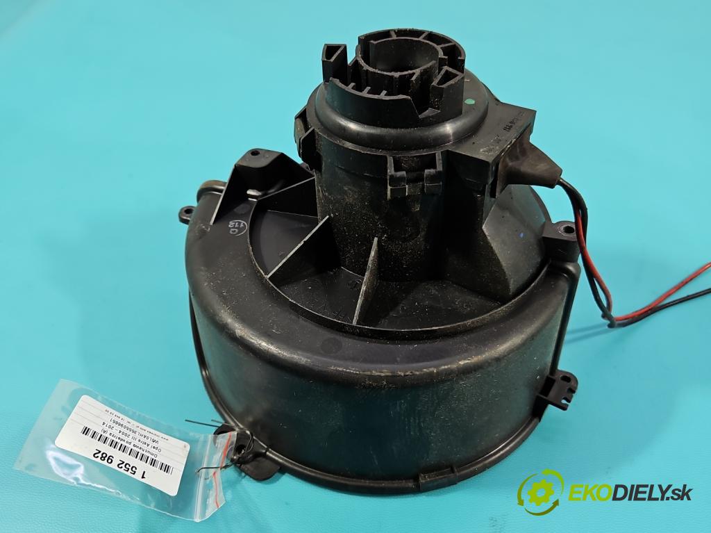 Opel Astra III 2004-2014 1.9 cdti 150 HP manual 110 kW 1910 cm3 5- ventilátor vzduchu 52407543