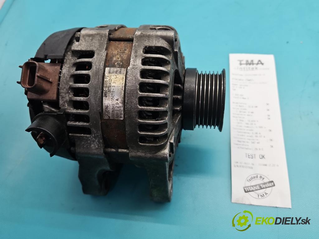 Ford C-Max I 2003-2010 1.6 tdci 109 HP  80 kW 1560 cm3 5- Alternator 3M5T-10300-PD (Alternátor)