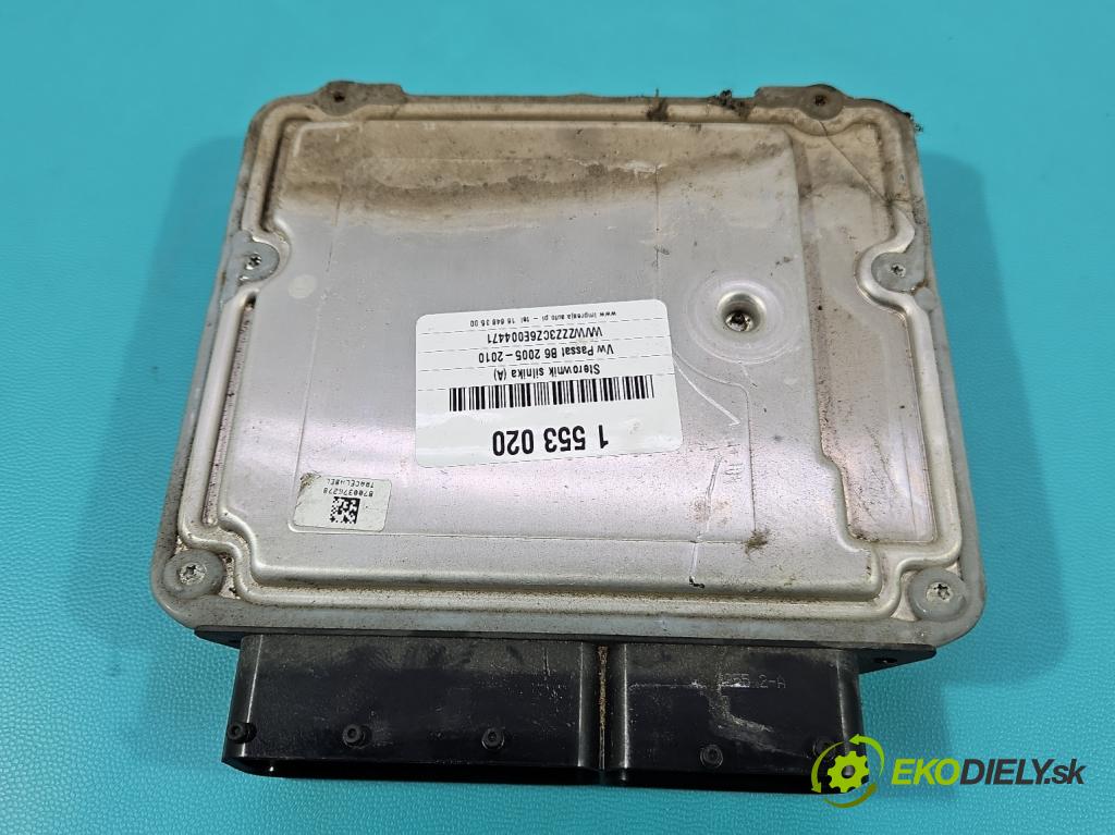 Vw Passat B6 2005-2010 2.0 FSI 150 HP manual 110 kW 1984 cm3 4- riadiaca jednotka motora 06F906056AM