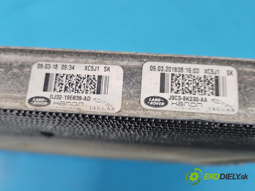 Land rover Range Rover Evoque I 2011-2018 2.0 td 150 hp automatic 110 kW 1999 cm3 5- Chladič vody GJ32-19E839-AD (Vodní chladič)