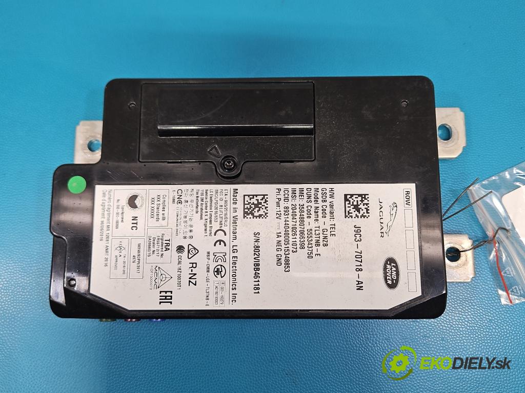 Land rover Range Rover Evoque I 2011-2018 2.0 td 150 hp automatic 110 kW 1999 cm3 5- řídící jednotka J9C3-70718-AN