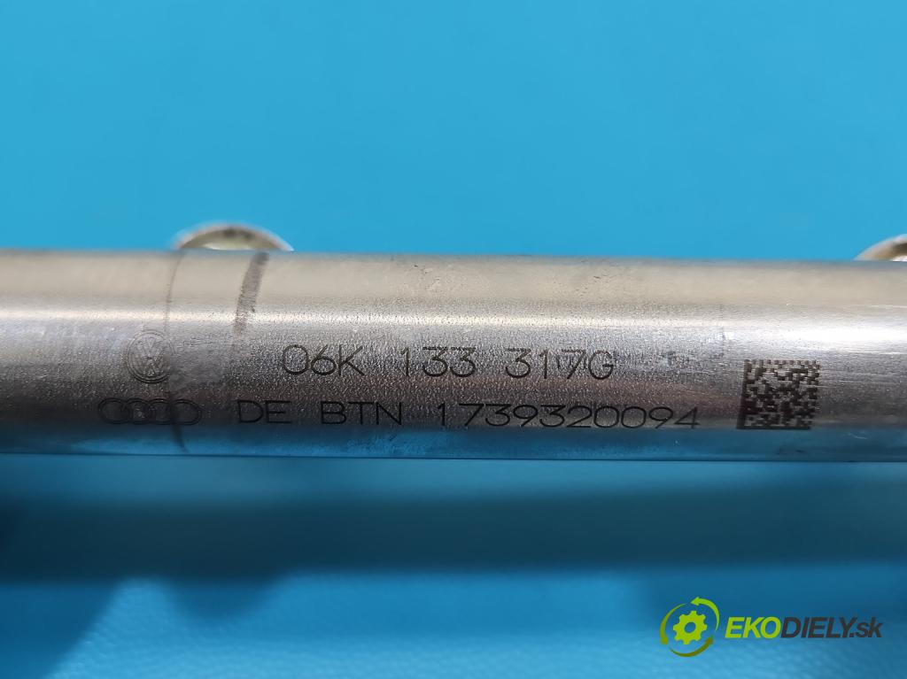 Audi A4 B9 2015-2024 2.0 TFSI 252KM automatic 185 kW 1984 cm3 4- lišta vstrekovacia 06K133317G (Vstrekovacia lišta)