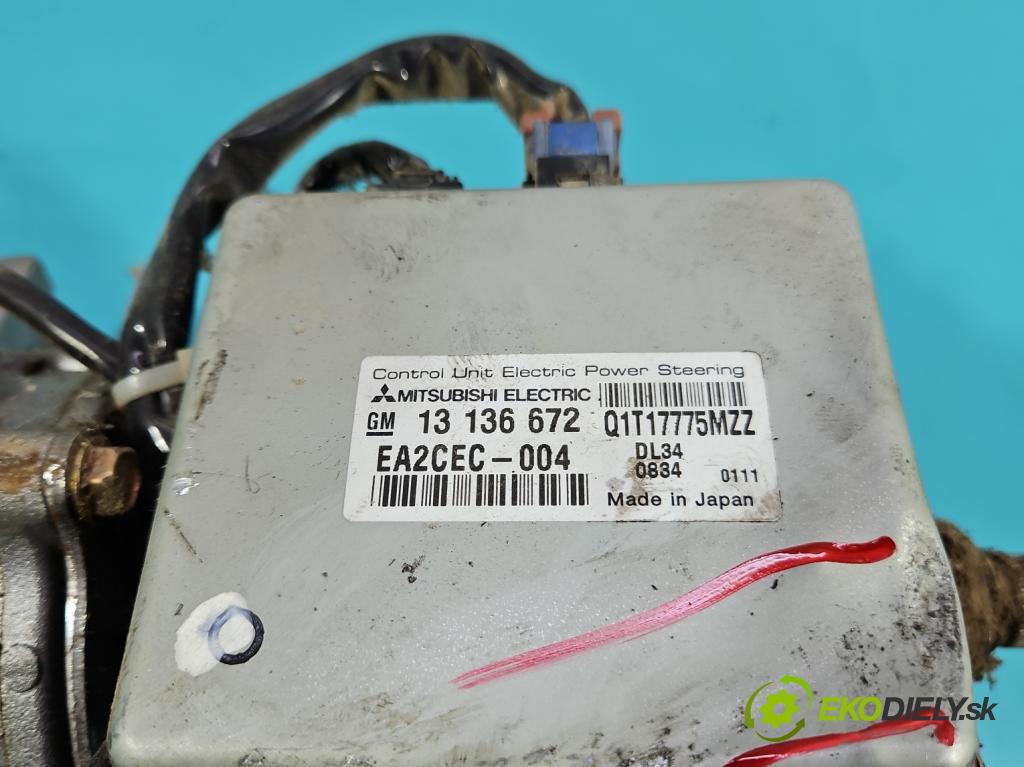 Opel Combo C 2001-2011 1.7 dti 65 hp manual 48 kW 1686 cm3 5- čerpadlo posilovač 13136672 (Servočerpadlo)