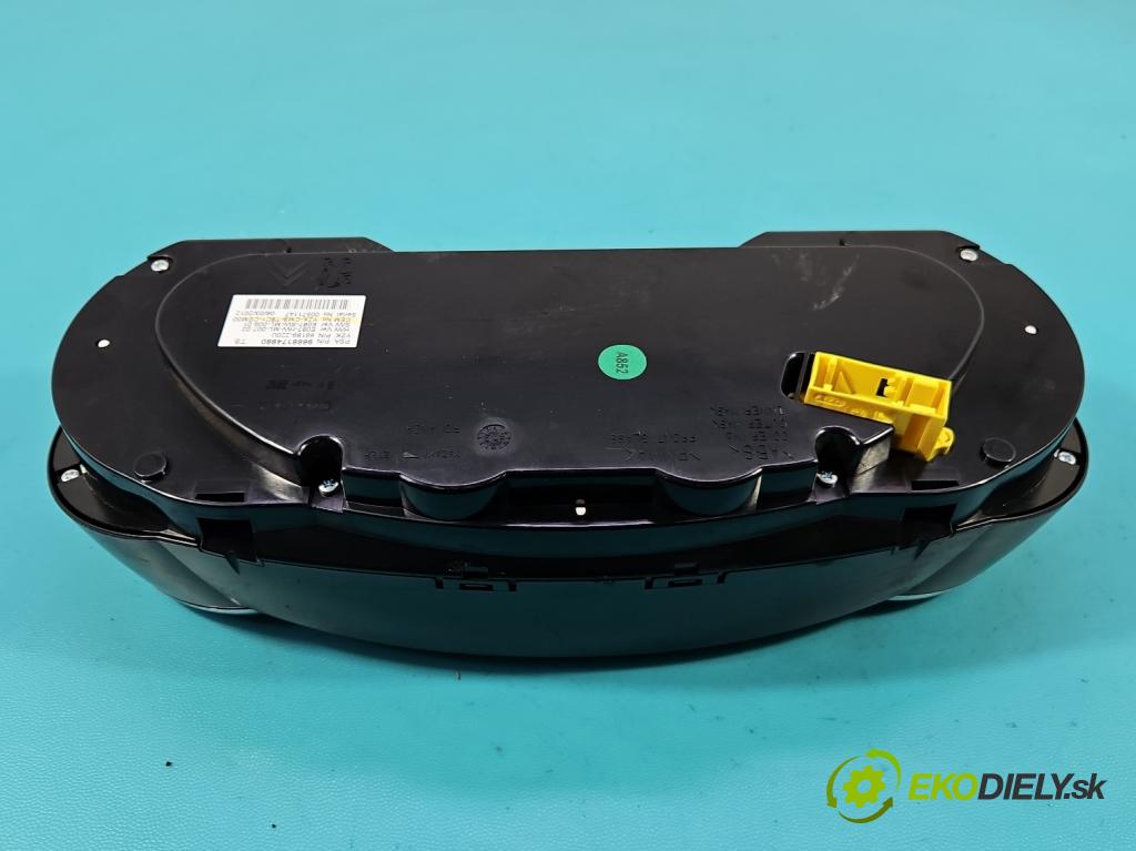 Peugeot 5008 I 2009-2017 1.6 16V 120 HP manual 88 kW 1598 cm3 5- prístrojovka/ budíky 9666174880 (Prístrojová doska)