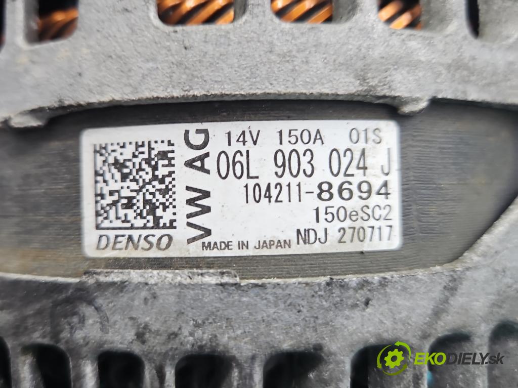 Audi A4 B9 2015-2024 2.0 TFSI 252KM automatic 185 kW 1984 cm3 4- Alternator 06L903024J (Alternátor)