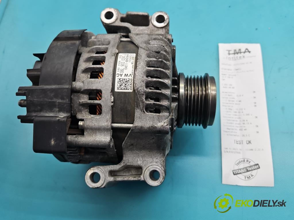 Audi A4 B9 2015-2024 2.0 TFSI 252KM automatic 185 kW 1984 cm3 4- Alternator 06L903024J (Alternátor)