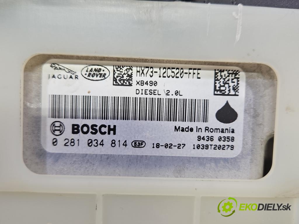 Land rover Range Rover Evoque I 2011-2018 2.0 td 150 HP automatic 110 kW 1999 cm3 5- riadiaca jednotka motora HX73-12C520-FFE