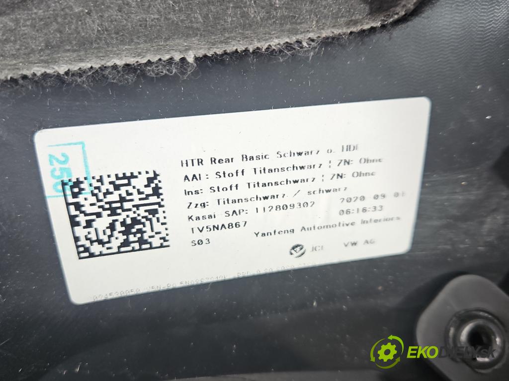 Vw Tiguan II 2016-2024 1.5 TSI 150 hp automatic 110 kW 1498 cm3 5- Tapacír: dveře zadní pravé