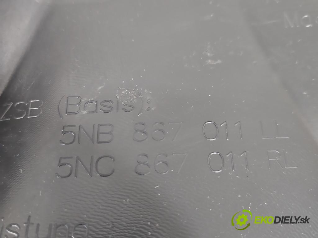 Vw Tiguan II 2016-2024 1.5 TSI 150 hp automatic 110 kW 1498 cm3 5- Tapacír: dveře přední pravé