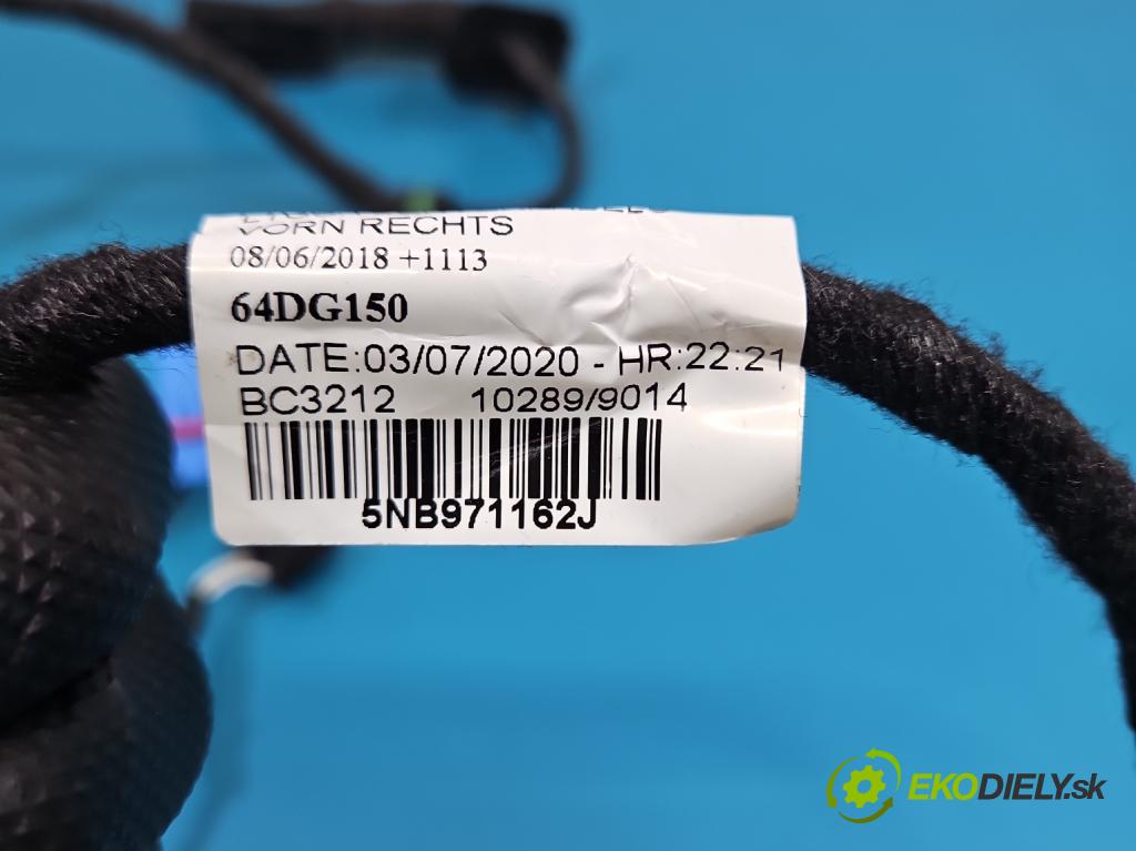 Vw Tiguan II 2016-2024 1.5 TSI 150 HP automatic 110 kW 1498 cm3 5- Zväzok: dvere predné pravých 5NB971162J