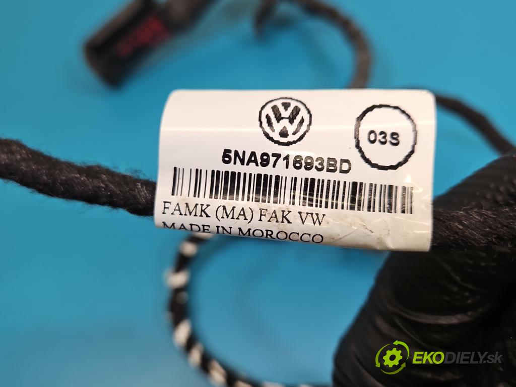 Vw Tiguan II 2016-2024 1.5 TSI 150 HP automatic 110 kW 1498 cm3 5- Zväzok: dvere zadné vľavo: 5NA971693BD