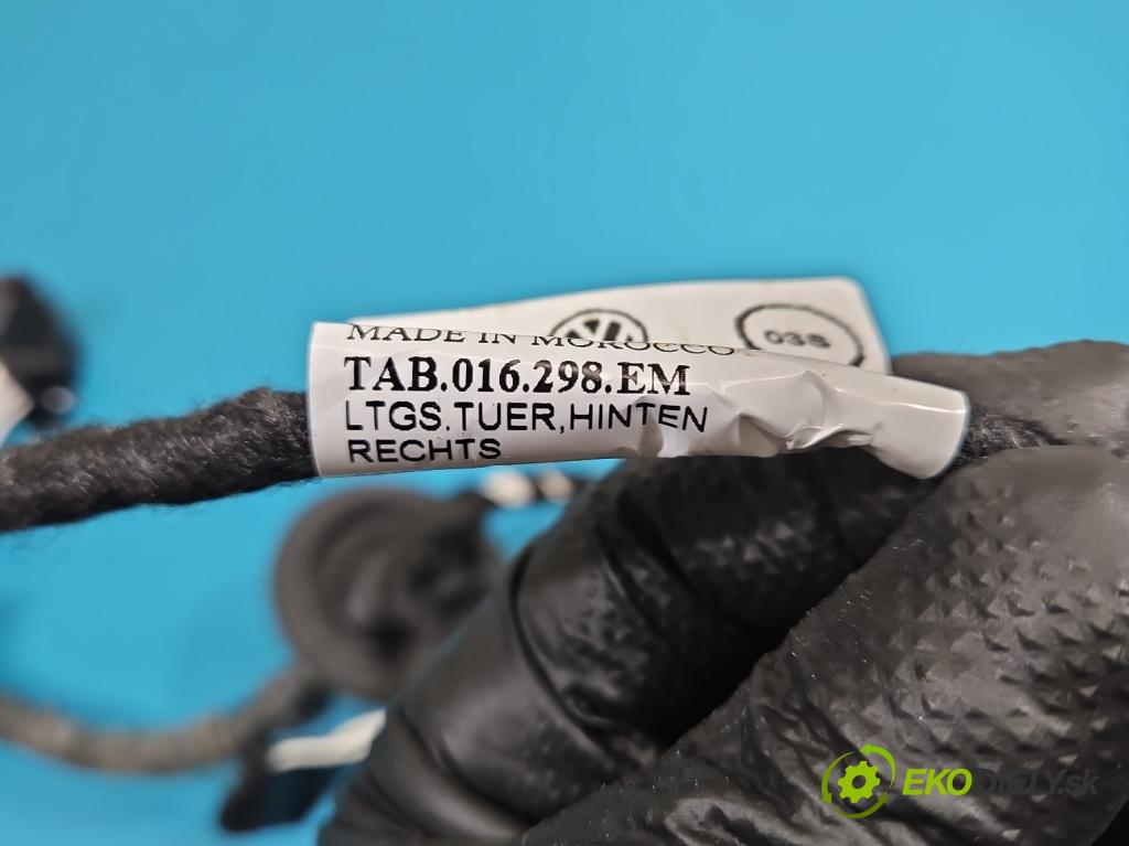 Vw Tiguan II 2016-2024 1.5 TSI 150 HP automatic 110 kW 1498 cm3 5- Zväzok: dvere zadné pravých 5NA971694BD