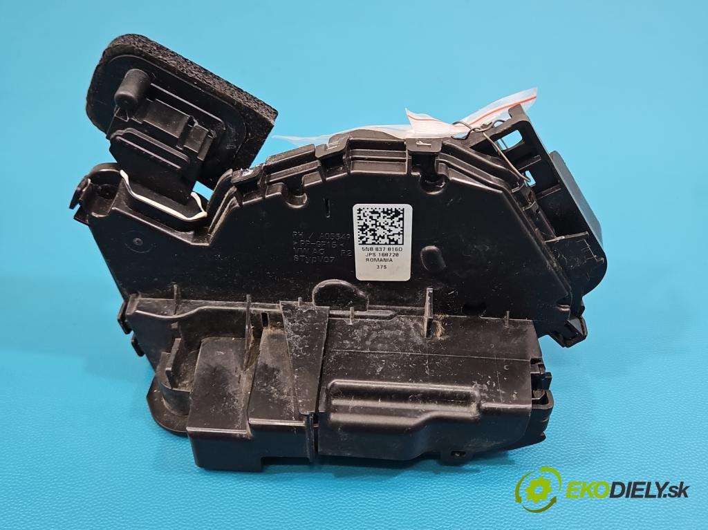 Vw Tiguan II 2016-2024 1.5 TSI 150 hp automatic 110 kW 1498 cm3 5- zámek přední pravý 5NB837016D