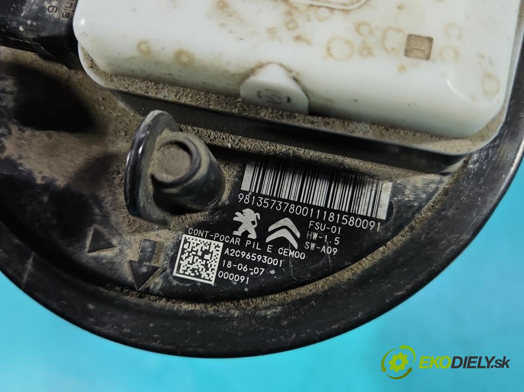 Peugeot 2008 I 2013-2019 1.2 12V 131 HP manual 96 kW 1199 cm3 5- čerpadlo palivo 9813573780