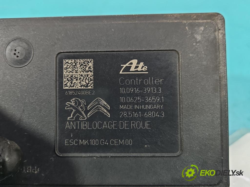 Peugeot 2008 I 2013-2019 1.2 12V 131 HP manual 96 kW 1199 cm3 5- čerpadlo abs 100916-39133 (Pumpa ABS)