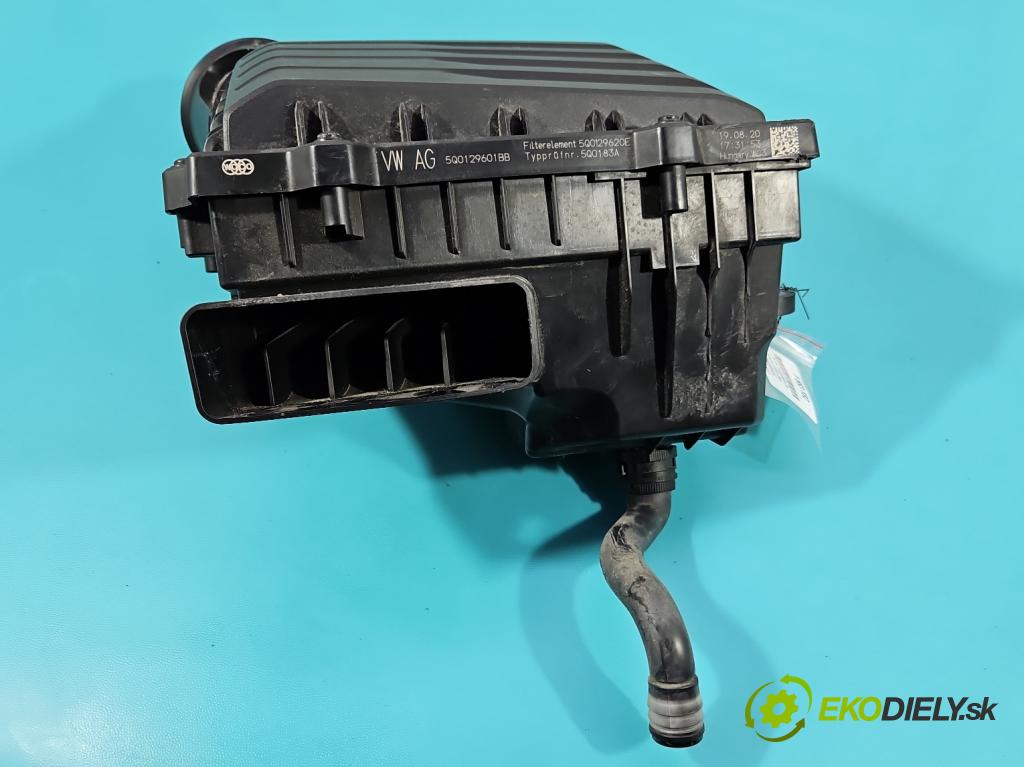 Vw Tiguan II 2016-2024 1.5 TSI 150 HP automatic 110 kW 1498 cm3 5- obal filtra vzduchu 5Q0129601BB (Obal vzduchového filtra)