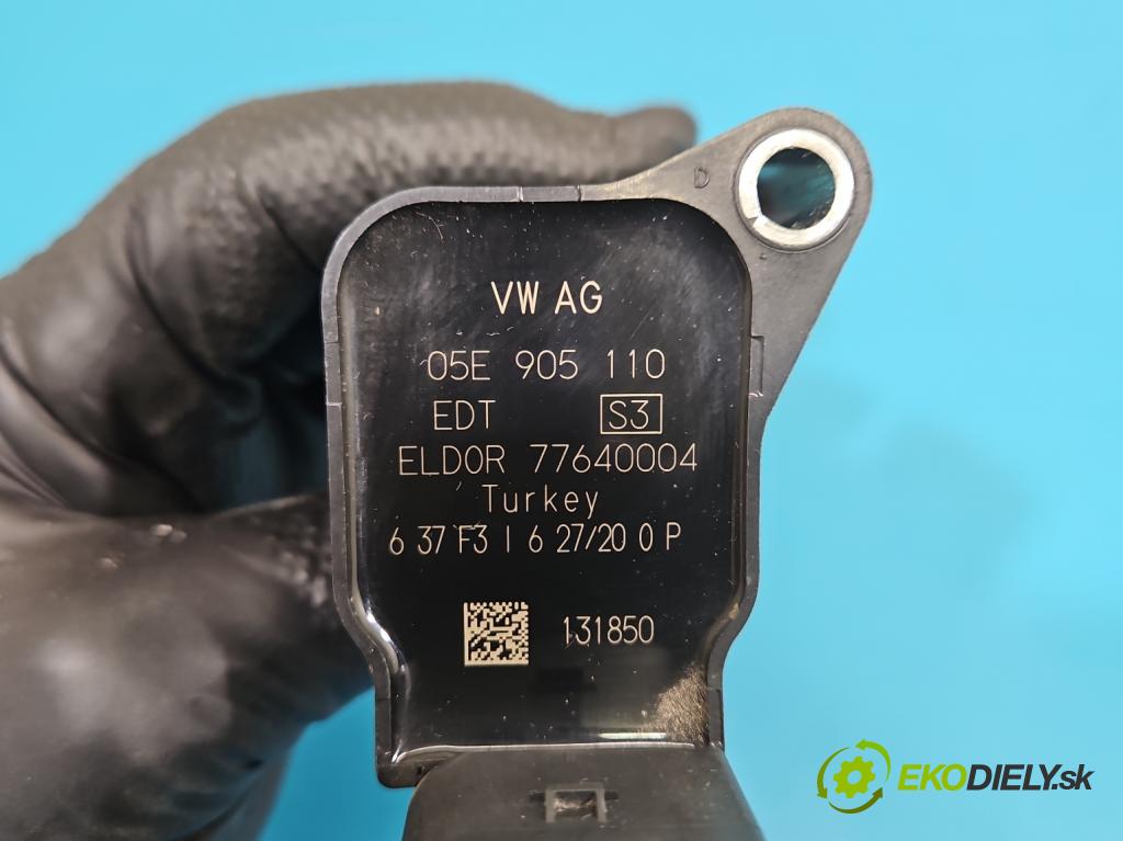 Vw Tiguan II 2016-2024 1.5 TSI 150 hp automatic 110 kW 1498 cm3 5- cívka zapalovací 05E905110 (Zážehová cívka)