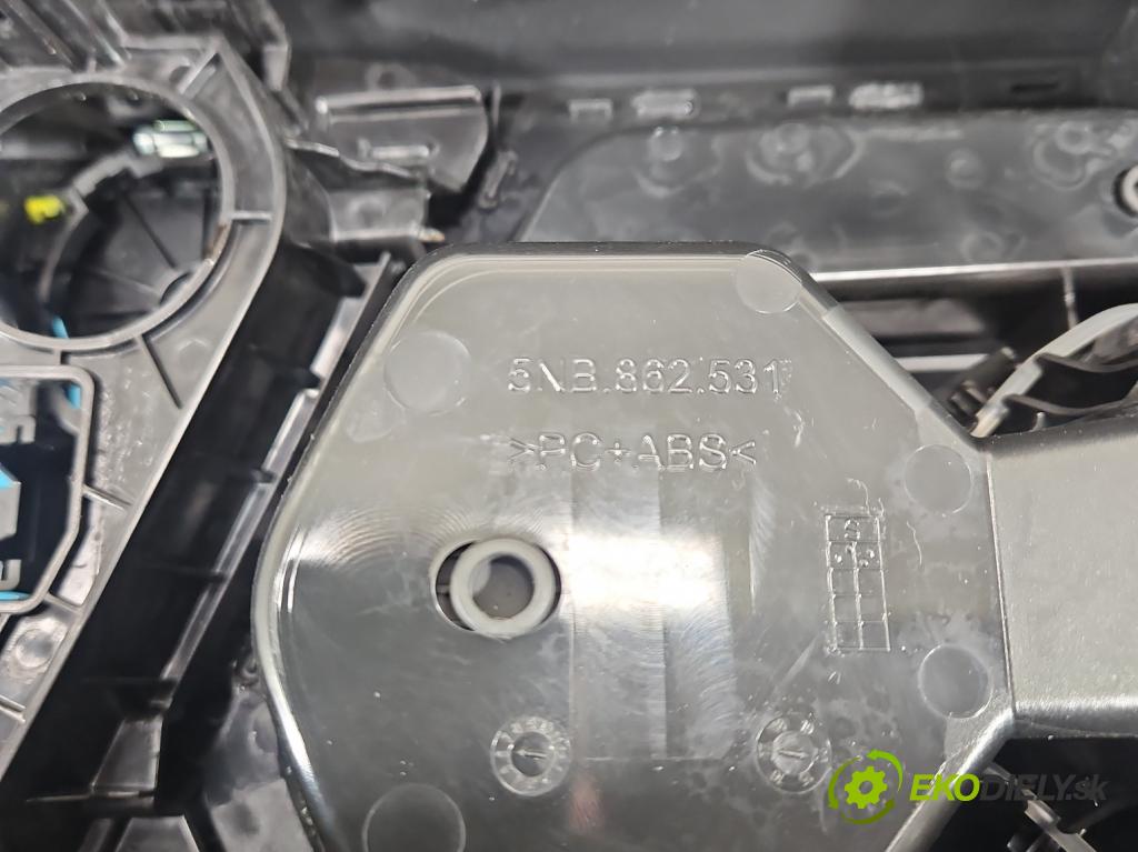 Vw Tiguan II 2016-2024 1.5 TSI 150 HP automatic 110 kW 1498 cm3 5- operadlo 5NA863319A (Lakťová opierka)