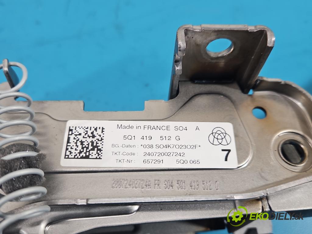 Vw Tiguan II 2016-2024 1.5 TSI 150 hp automatic 110 kW 1498 cm3 5- Sloupek volant 5Q1419512G (Tyč řízení (volantu))