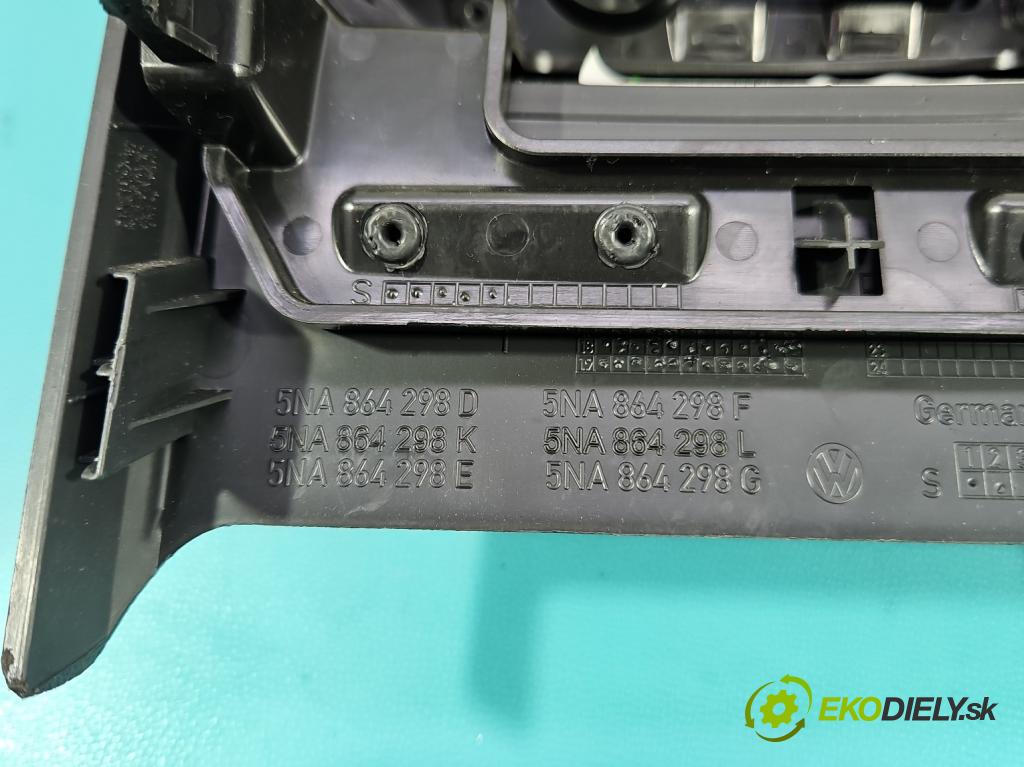 Vw Tiguan II 2016-2024 1.5 TSI 150 HP automatic 110 kW 1498 cm3 5- Mřížka: kúrenia ostatné 5NA864298G