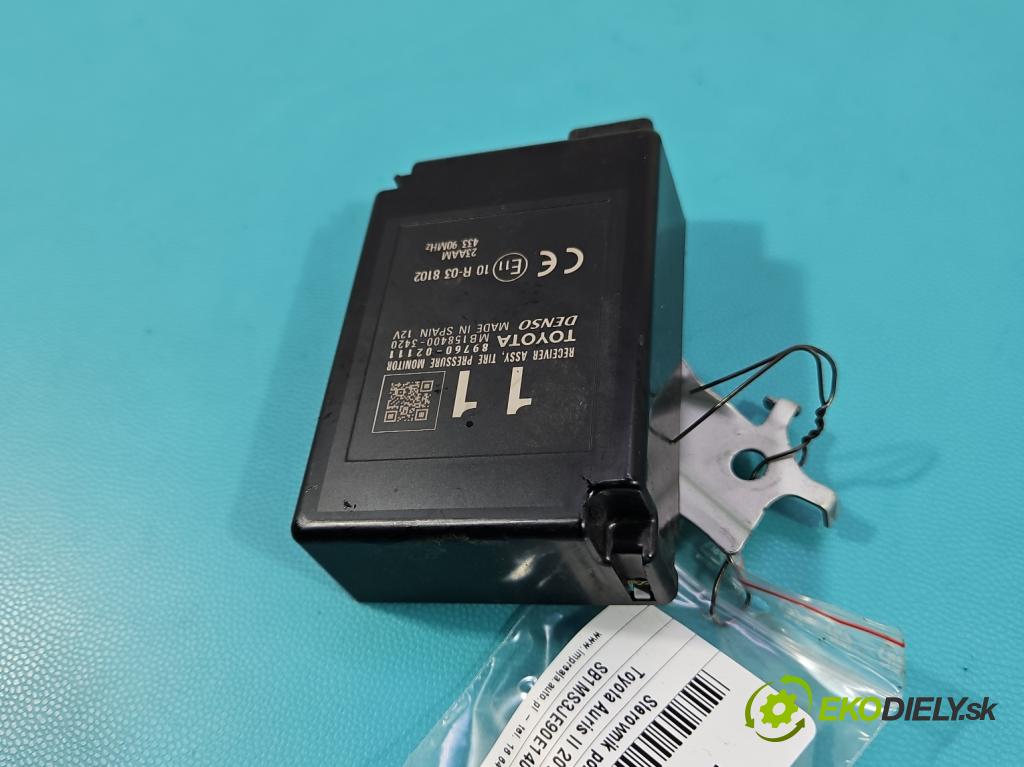 Toyota Auris II 2012-2018 1.8 hybrid 99 HP automatic 73 kW 1798 cm3 5- riadiaca jednotka ostatné 89760-02111