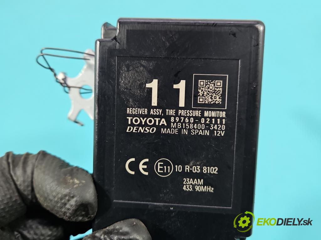 Toyota Auris II 2012-2018 1.8 hybrid 99 HP automatic 73 kW 1798 cm3 5- riadiaca jednotka ostatné 89760-02111