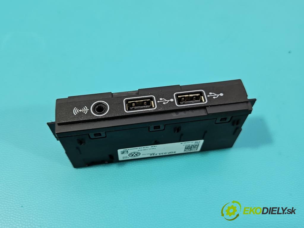 Vw Tiguan II 2016-2024 1.5 TSI 150 HP automatic 110 kW 1498 cm3 5- zásuvka USB 5QF035726