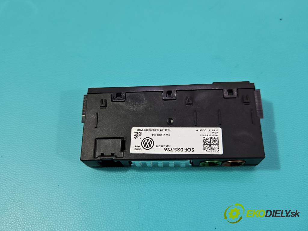 Vw Tiguan II 2016-2024 1.5 TSI 150 HP automatic 110 kW 1498 cm3 5- zásuvka USB 5QF035726