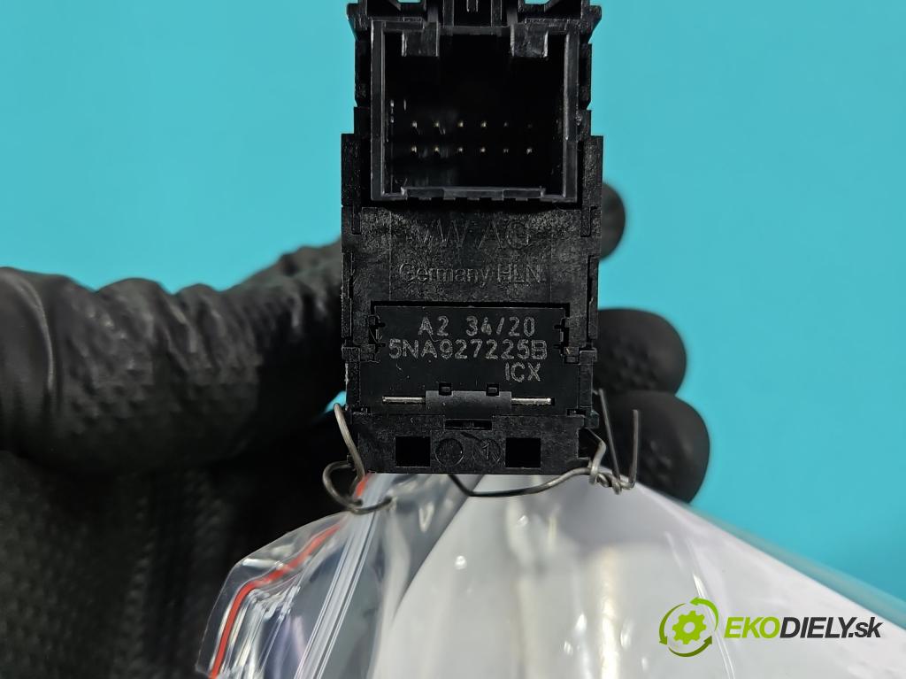 Vw Tiguan II 2016-2024 1.5 TSI 150 hp automatic 110 kW 1498 cm3 5- Přepínač brzda: ručního 5NA927225B (Páčky pod volantem)