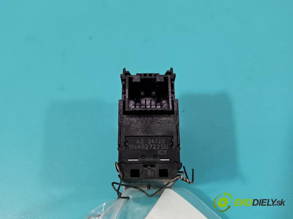 Vw Tiguan II 2016-2024 1.5 TSI 150 hp automatic 110 kW 1498 cm3 5- Přepínač brzda: ručního 5NA927225B (Páčky pod volantem)