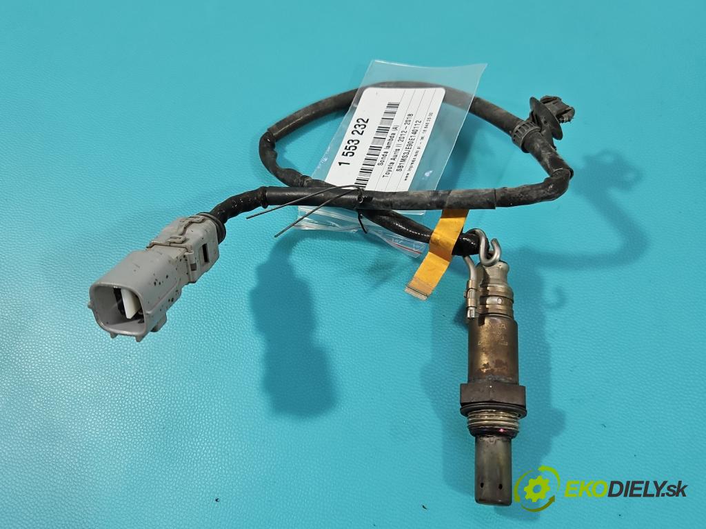 Toyota Auris II 2012-2018 1.8 hybrid 99 HP automatic 73 kW 1798 cm3 5- Sonda lambda 89465-02380 (Lambda sonda)