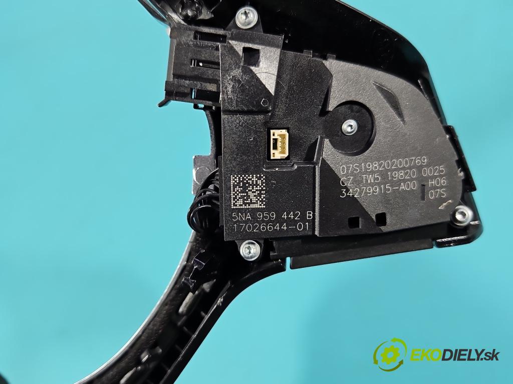 Vw Tiguan II 2016-2024 1.5 TSI 150 hp automatic 110 kW 1498 cm3 5- Přepínač multifunkční: řízení: 5NA959442B (Páčky pod volantem)