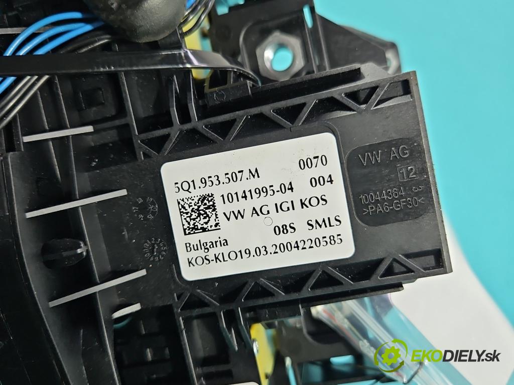 Vw Tiguan II 2016-2024 1.5 TSI 150 HP automatic 110 kW 1498 cm3 5- prepínač komplex: 5Q0953223 (Prepínacie páčky pod volantom)