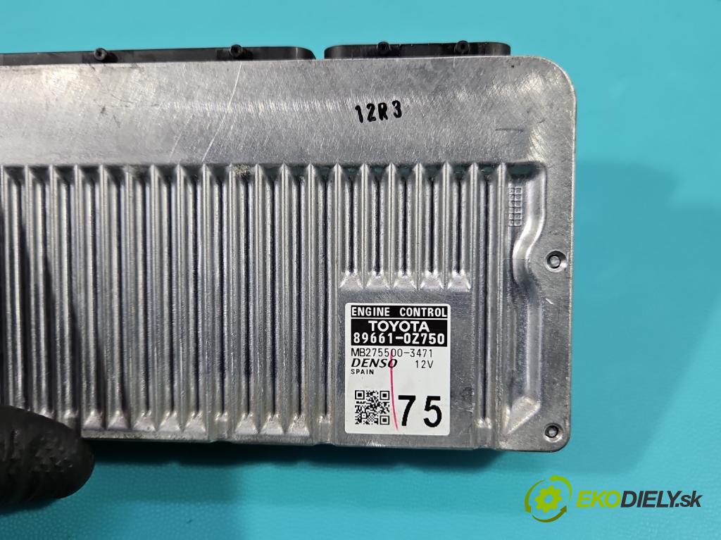 Toyota Auris II 2012-2018 1.8 hybrid 99 hp automatic 73 kW 1798 cm3 5- řídící jednotka motoru 89661-0Z750